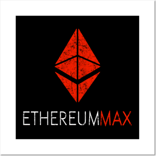 Ethereummax token Crypto Emax coin Ethereum max token coin token Crytopcurrency Posters and Art